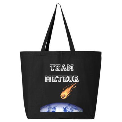 Team Meteor Crashing Into Planet 25L Jumbo Tote