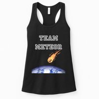Team Meteor Crashing Into Planet Womens Tank Top
