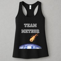 Team Meteor Crashing Into Planet Womens Tank Top