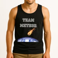 Team Meteor Crashing Into Planet Tank Top