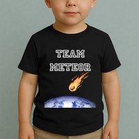 Team Meteor Crashing Into Planet Toddler T-Shirt