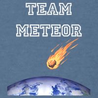 Team Meteor Crashing Into Planet Garment-Dyed Sweatshirt