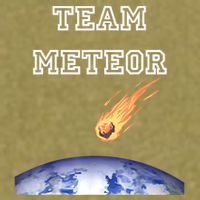 Team Meteor Crashing Into Planet Garment-Dyed Women's Muscle Tee