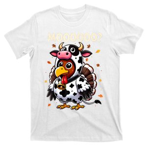 Turkey Moo Cow Thanksgiving Shirts T-Shirt