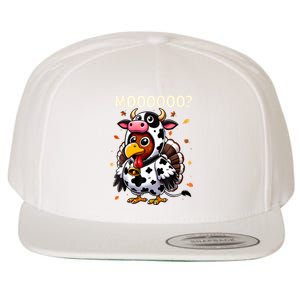 Turkey Moo Cow Thanksgiving Shirts Wool Snapback Cap