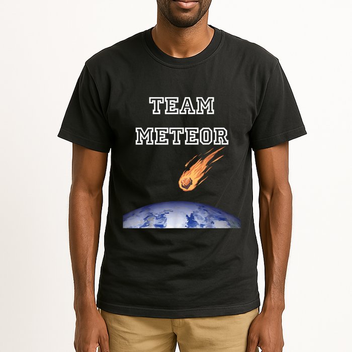 Team Meteor Crashing Into Planet Tall T-Shirt