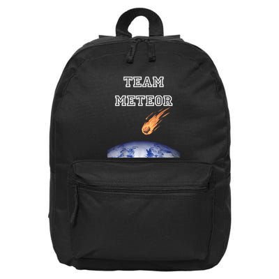 Team Meteor Crashing Into Planet 16 in Basic Backpack