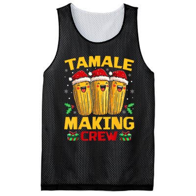 Tamale Making Crew Tamale Season Funny Mexican Christmas Mesh Reversible Basketball Jersey Tank