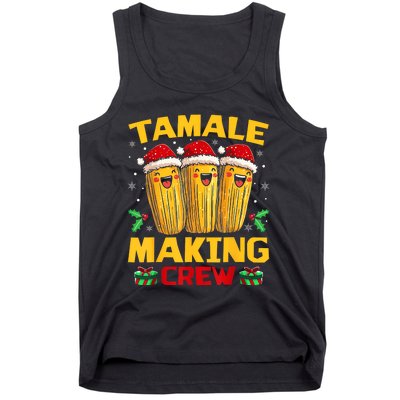 Tamale Making Crew Tamale Season Funny Mexican Christmas Tank Top