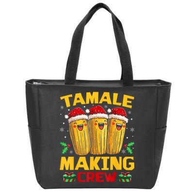 Tamale Making Crew Tamale Season Funny Mexican Christmas Zip Tote Bag