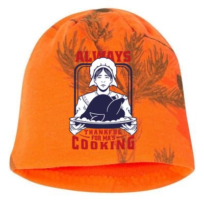 Thankful Mom Cooking Food Meaningful Gift Kati - Camo Knit Beanie