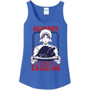 Thankful Mom Cooking Food Meaningful Gift Ladies Essential Tank