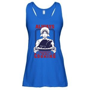 Thankful Mom Cooking Food Meaningful Gift Ladies Essential Flowy Tank