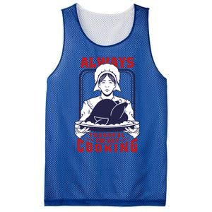 Thankful Mom Cooking Food Meaningful Gift Mesh Reversible Basketball Jersey Tank