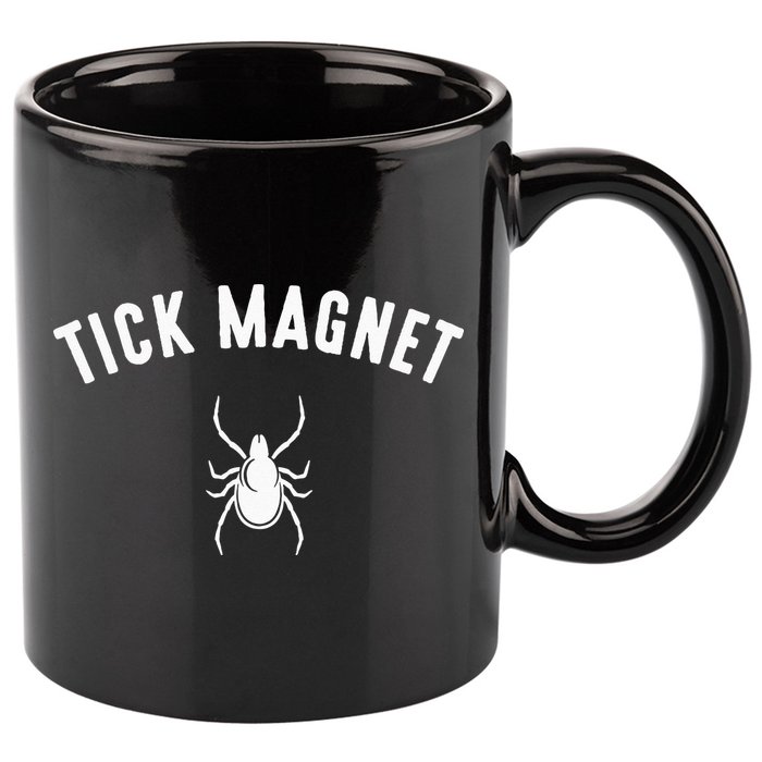 tick magnet Camping Tick Magnet 11oz C Handle Ceramic Mug