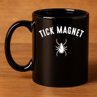 tick magnet Camping Tick Magnet 11oz C Handle Ceramic Mug