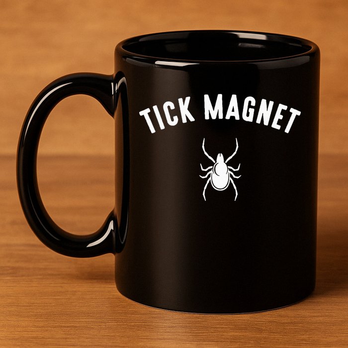 tick magnet Camping Tick Magnet 11oz C Handle Ceramic Mug
