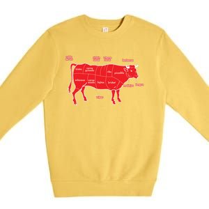 Tex Mex Cow Premium Crewneck Sweatshirt