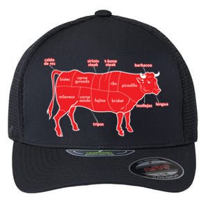 Tex Mex Cow Flexfit Unipanel Trucker Cap