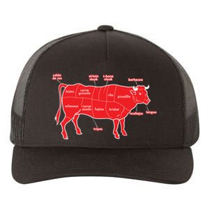 Tex Mex Cow Yupoong Adult 5-Panel Trucker Hat