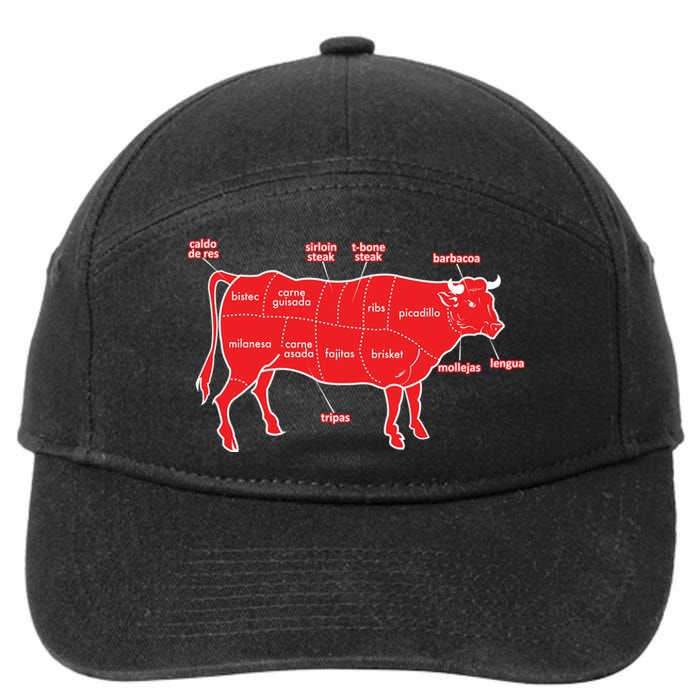 Tex Mex Cow 7-Panel Snapback Hat