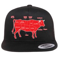 Tex Mex Cow Flat Bill Trucker Hat