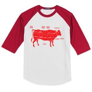 Tex Mex Cow Kids Colorblock Raglan Jersey