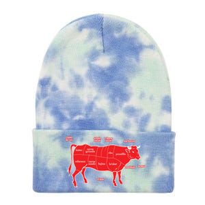 Tex Mex Cow Tie Dye 12in Knit Beanie