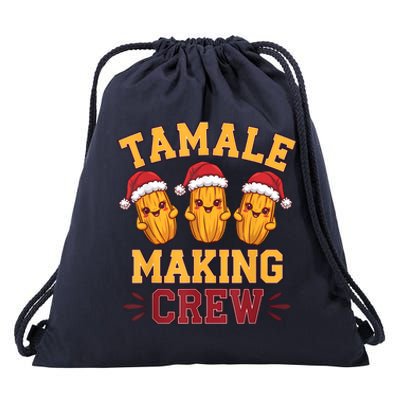 Tamale Making Crew Tamale Season Funny Mexican Christmas Drawstring Bag