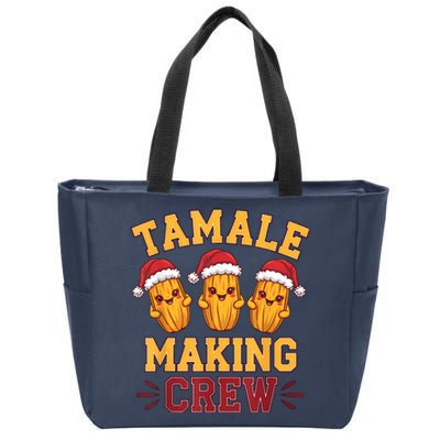 Tamale Making Crew Tamale Season Funny Mexican Christmas Zip Tote Bag