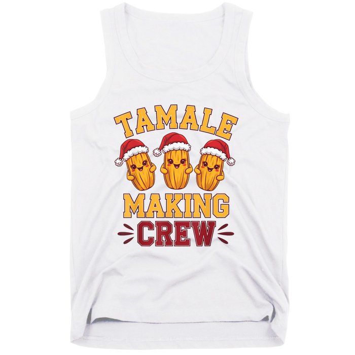 Tamale Making Crew Tamale Season Funny Mexican Christmas Tank Top