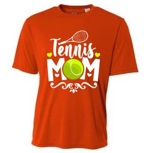 Tennis Mom Cute Gift Cooling Performance Crew T-Shirt