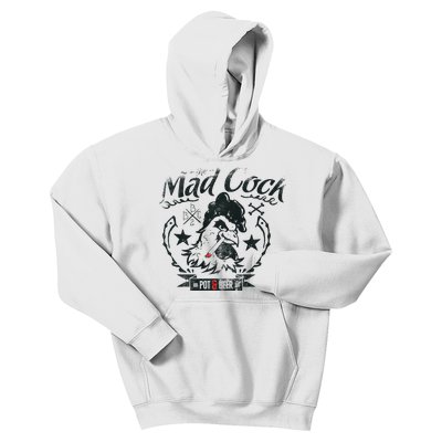 The Mad Cock Pot & Beer Kids Hoodie