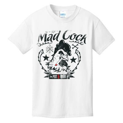 The Mad Cock Pot & Beer Kids T-Shirt