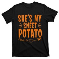 Thanksgiving Matching Couple SheS My Sweet Potato I Yam Gift T-Shirt