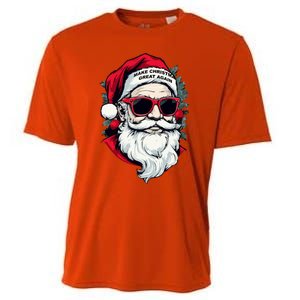 Trump Make Christmas Great Again Cool Santa Gift Cooling Performance Crew T-Shirt