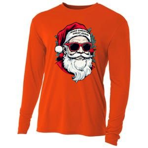 Trump Make Christmas Great Again Cool Santa Gift Cooling Performance Long Sleeve Crew