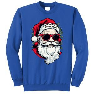 Trump Make Christmas Great Again Cool Santa Gift Sweatshirt