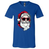 Trump Make Christmas Great Again Cool Santa Gift V-Neck T-Shirt