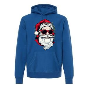 Trump Make Christmas Great Again Cool Santa Gift Premium Hoodie