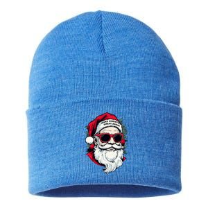 Trump Make Christmas Great Again Cool Santa Gift Sustainable Knit Beanie