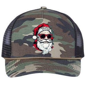 Trump Make Christmas Great Again Cool Santa Gift Retro Rope Trucker Hat Cap