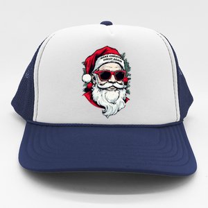 Trump Make Christmas Great Again Cool Santa Gift Trucker Hat