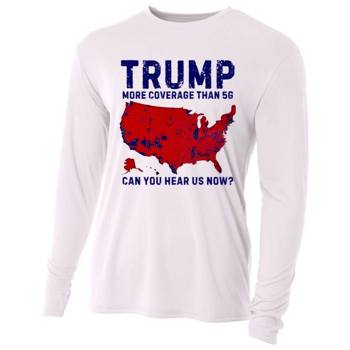 Trump More Coverage Than 5g Can You Hear Us Now Cooling Performance Long Sleeve Crew