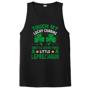 Touch My Charms Choke Your Leprechaun St Patricks Day PosiCharge Competitor Tank