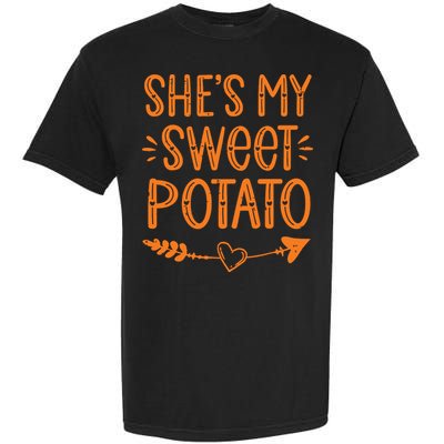 Thanksgiving Matching Couples SheS My Sweet Potato I Yam Garment-Dyed Heavyweight T-Shirt