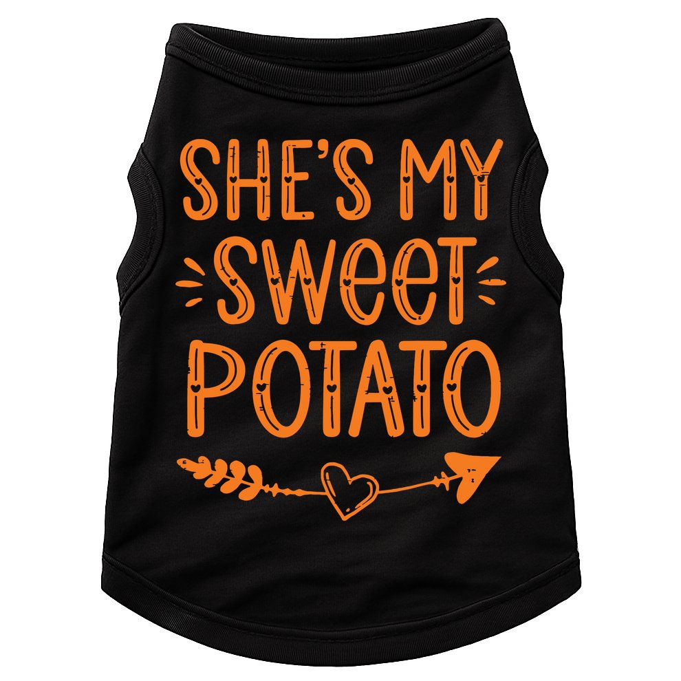 Thanksgiving Matching Couples SheS My Sweet Potato I Yam Doggie Tank