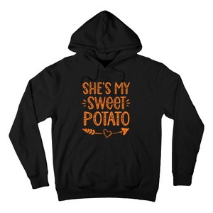 Thanksgiving Matching Couples SheS My Sweet Potato I Yam Hoodie