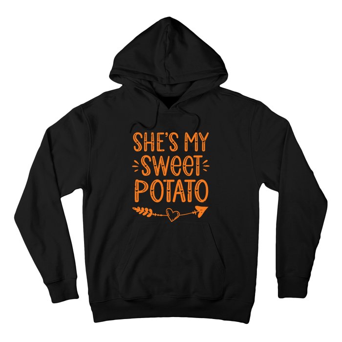 Thanksgiving Matching Couples SheS My Sweet Potato I Yam Hoodie