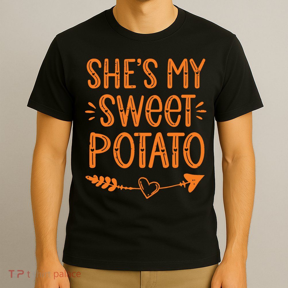 Thanksgiving Matching Couples SheS My Sweet Potato I Yam T-Shirt